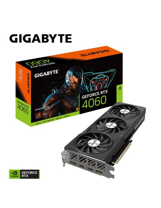 Gigabyte GeForce RTX­­ 4060 GAMING OC 8G NVIDIA GeForce RTX­ 4060 8 Giga Bites GDDR6