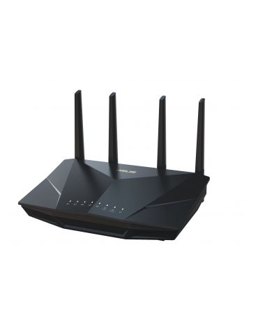 ASUS RT-AX5400 router wireless Gigabit Ethernet Bandă dublă (2.4 GHz  5 GHz) Negru