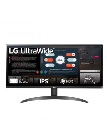 LG 29WP500-B monitoare LCD 73,7 cm (29") 2560 x 1080 Pixel UltraWide Full HD LED Negru - Tik.ro