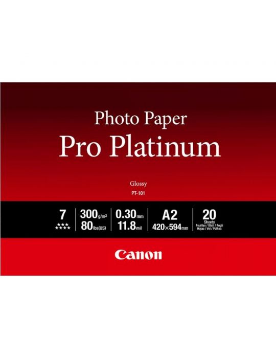 Canon 2768B067 hârtii fotografică A2 Alb Glasată tip high-gloss