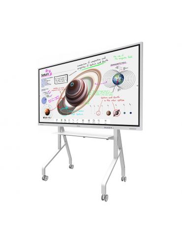 Neomounts by Newstar FL50-525WH1 cărucioare și standuri pentru multimedia Alb Ecran plat Cărucior multimedia