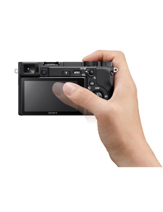 Sony α 6400 + SELP1650 MILC 24,2 MP CMOS 6000 x 4000 Pixel Negru