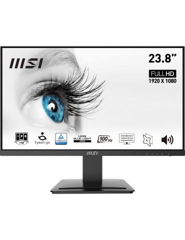 MSI Pro MP243X monitoare LCD 60,5 cm (23.8") 1920 x 1080 Pixel Full HD Negru - Tik.ro