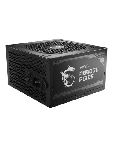 MSI MAG A850GL PCIE5 unități de alimentare cu curent 850 W 20+4 pin ATX ATX Negru - Tik.ro