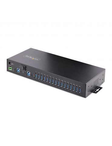 StarTech.com 5G16AINDS-USB-A-HUB hub-uri de interfață USB 3.2 Gen 1 (3.1 Gen 1) Type-B 5000 Mbit s Negru - Tik.ro