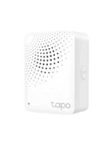 Hub inteligent TP-Link H100, 2.4GHz, Wi-Fi, difuzor incorporat, sonerie smart, alb
