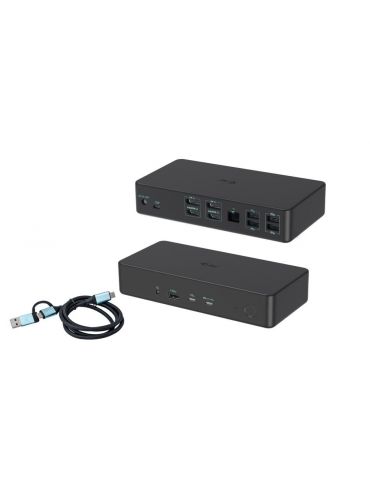 i-tec CADUAL4KDOCKPD2 stații de andocare și replicatoare de porturi pentru calculatoare portabile Prin cablu USB 3.2 Gen 1 (3.1 - Tik.ro