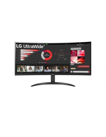 LG 34WR50QC-B.AEU monitoare LCD 86,4 cm (34") 3440 x 1440 Pixel UltraWide Quad HD Negru