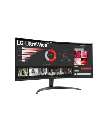 LG 34WR50QC-B.AEU monitoare LCD 86,4 cm (34") 3440 x 1440 Pixel UltraWide Quad HD Negru