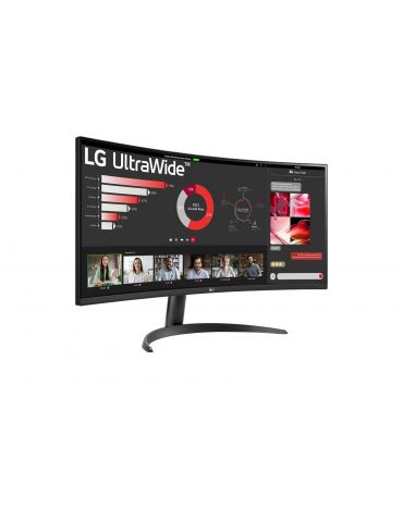 LG 34WR50QC-B.AEU monitoare LCD 86,4 cm (34") 3440 x 1440 Pixel UltraWide Quad HD Negru