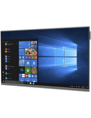Desktop Interactiv Prestigio MultiBoard (Monoblock) L Prime Series 65inch, 3840x2160, Android 9.0, Windows 10 Pro, Black Prestig