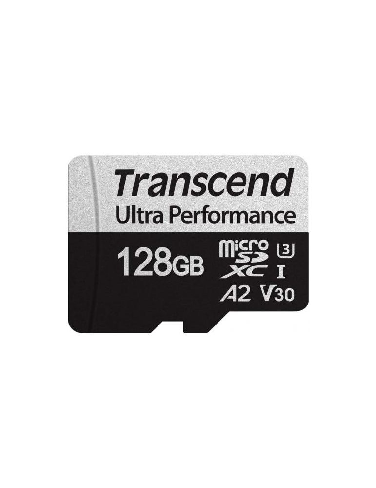 Memory Card microSDXC Transcend 340S 128GB, Class 10, UHS-I U3, V30, A2 + Adaptor SD