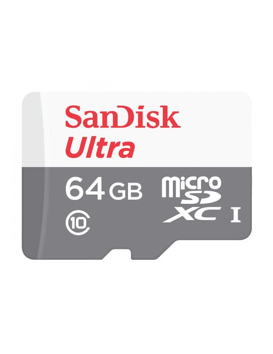 Memory Card microSDXC SanDisk Ultra 64GB, Class 10, UHS-I + Adaptor SD Sandisk - 1