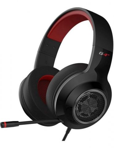 Casti edifier cu fir gaming utilizare multimedia smartphone microfon pe casca detasabil conectare prin jack 3.5 mm negru g4-se-b - Tik.ro
