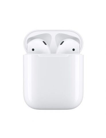 Casti apple airpods with charging case (gen 2) albe mv7n2zm/a (include tv 0.18lei) Apple - 1 - Tik.ro