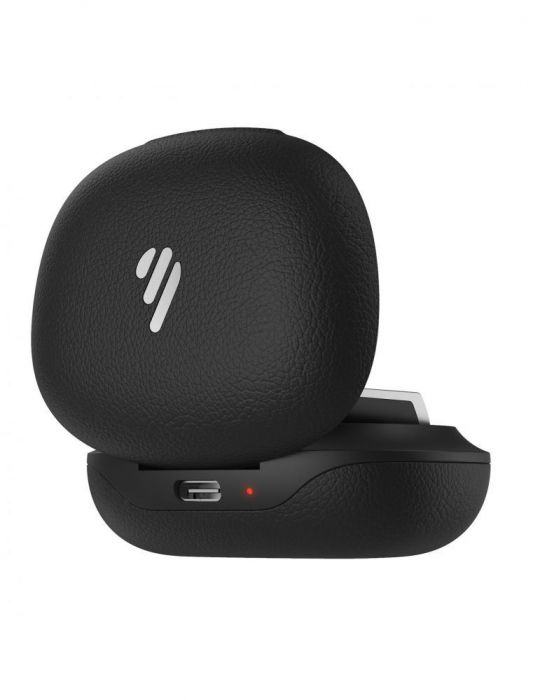 Casti edifier wireless intraauriculare - butoni pt smartphone microfon pe casca conectare prin bluetooth 5.0 negru / argintiu tw