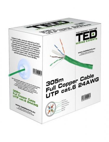 Cablu utp cat 6 cupru 0.5mm... - Tik.ro