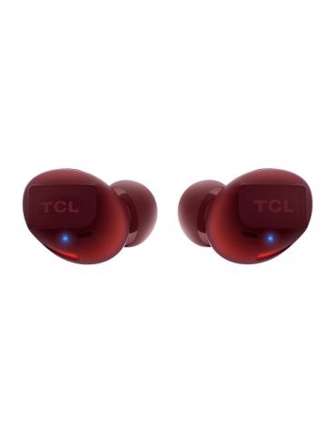 Casti tcl wireless intraauriculare - butoni utilizare smartphone microfon pe casca conectare prin bluetooth 5.0 portocaliu socl5