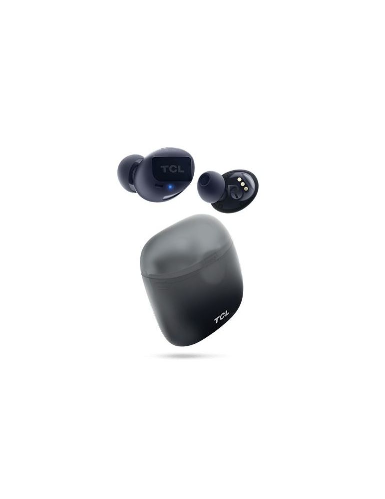 Casti tcl wireless intraauriculare - butoni utilizare smartphone microfon pe casca conectare prin bluetooth 5.0 negru socl500tws
