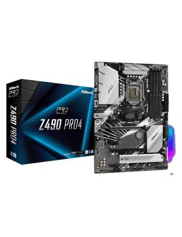 Placa de baza asrock z490 pro4 socket lga 1200  supports Asrock - 1