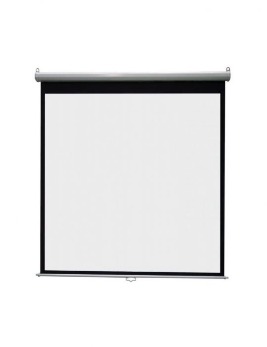Ecran proiectie benq manual format 1 : 1 fixare perete | tavan 203 x 203 cm bew080080mwk Benq - 1