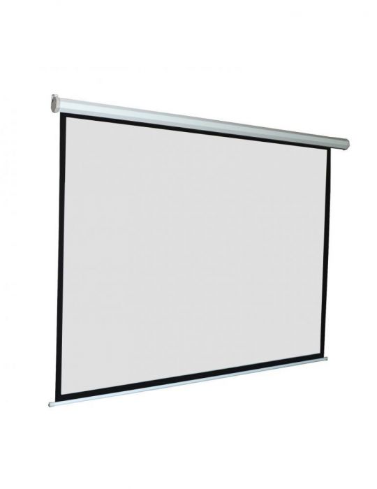 Ecran proiectie benq electric format 1 : 1 fixare perete | tavan 203 x 203 cm telecomanda bsw080080mwk Benq - 1