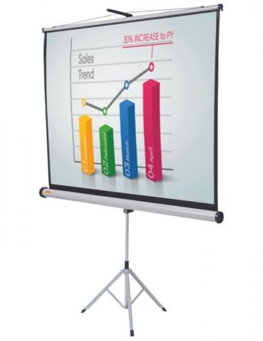 Ecran proiectie  nobo manual format 4 : 3 fixare trepied 150 x 114 cm 1902395 Nobo - 1