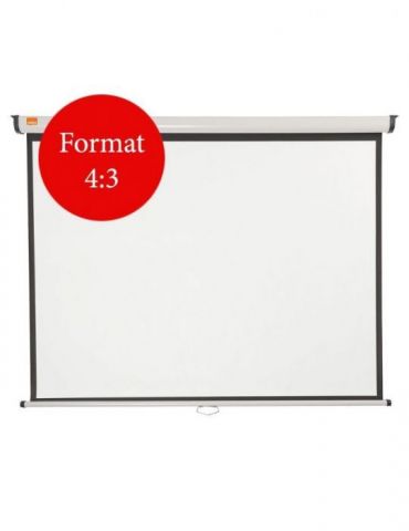 Ecran proiectie  nobo manual format 4 : 3 fixare perete | tavan 150 x 114 cm 1902391 Nobo - 1
