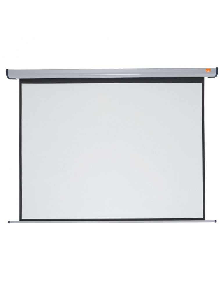 Ecran proiectie nobo electric format 4 : 3 fixare perete | tavan 192 x 144 cm telecomanda 1901972