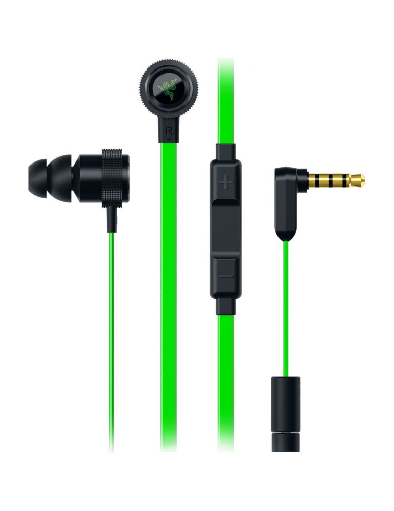 Casti razer hammerhead v2 pro cu fir intraauriculare gaming utilizare multimedia smartphone microfon pe fir conectare prin jack