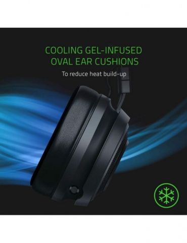 Casti razer - gaming nari wireless gaming utilizare multimedia microfon pe brat conectare prin 2.4 ghz (wifi) negru rz04-0291010
