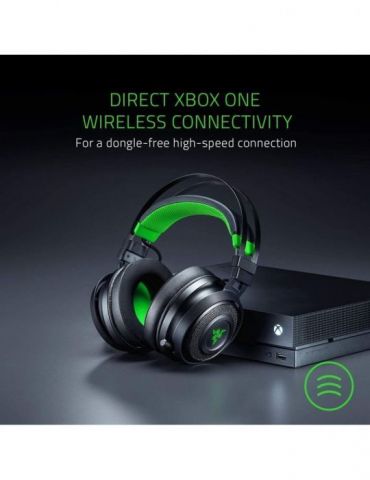 Casti razer - gaming nari wireless gaming utilizare multimedia microfon pe brat conectare prin 2.4 ghz (wifi) negru rz04-0291010