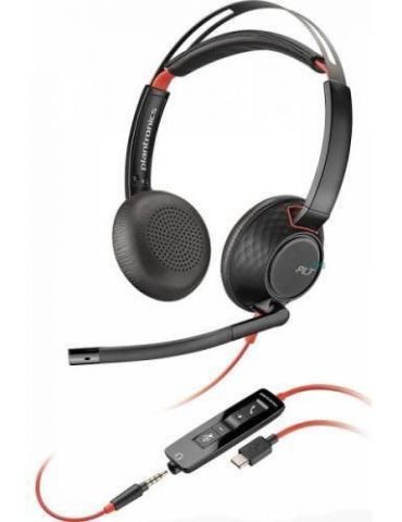 Casti plntr blkwc5220usb-c 207586-201 207586-201 (include tv 0.8lei) Poly - 1 - Tik.ro