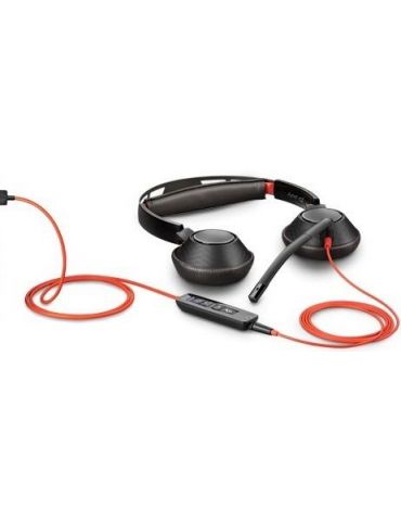 Casti plntr blkwc5220usb-a 207576-201 207576-201 (include tv 0.8lei) Poly - 1