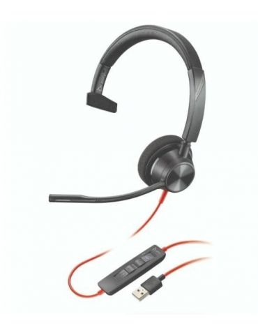 Casti plntr blkwc3310-m usb-a 212703-01 212703-01 (include tv 0.8lei) Poly - 1 - Tik.ro