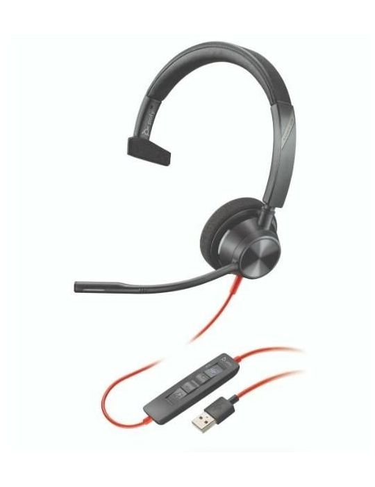 Casti plntr blkwc3310-m usb-a 212703-01 212703-01 (include tv 0.8lei) Poly - 1