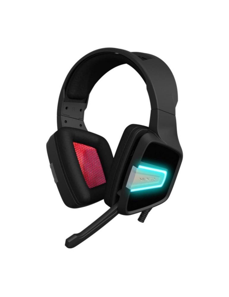 Casti patriot viper 370 cu fir gaming utilizare multimedia microfon pe brat conectare prin usb 2.0 negru pv3707umxk (include tv