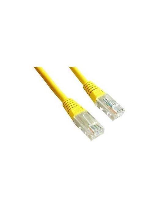 Patch cord cat. 5E, 1m, Gembird, PP12-1M/Y, Yellow Gembird - 1