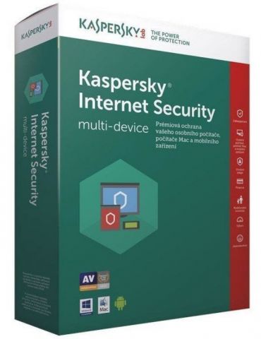 Licenta  electronica | reinnoire kaspersky tip internet security pt pc | mac | smartphone | tableta 1 utilizator valabilitate 2 