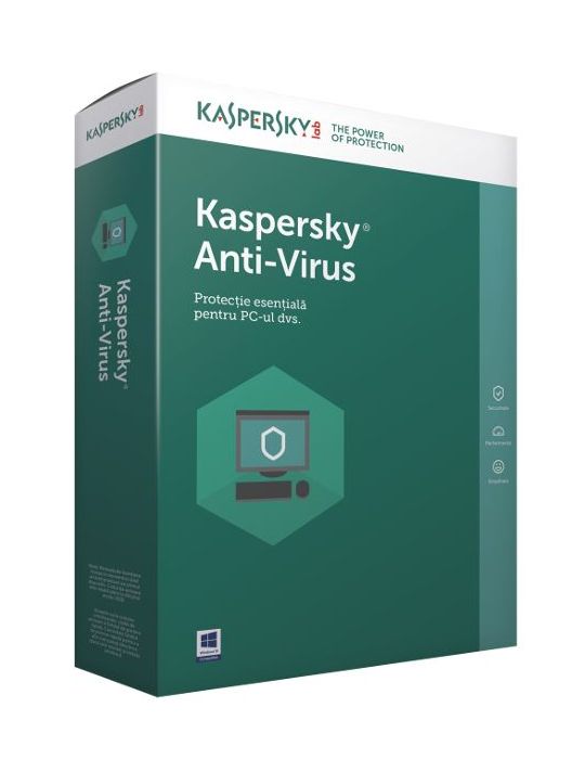 Licenta  electronica | reinnoire kaspersky tip antivirus pt pc 5 utilizatori valabilitate 1 an windows kl1171xcefr (nu se return