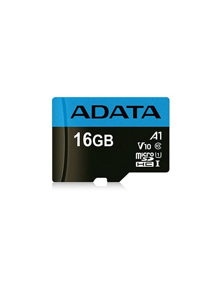 Card microsd adata 16 gb microsdhc clasa 10 standard uhs-i u1 ausdh16guicl10a1-ra1 (include tv 0.03 lei)