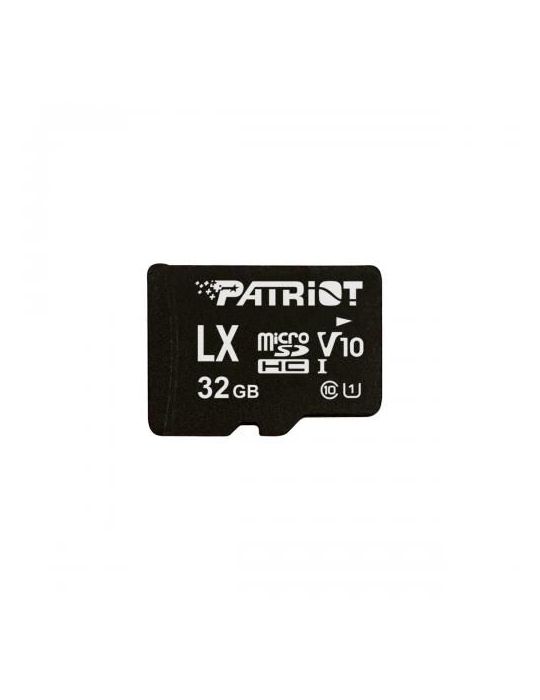 Card microsd patriot 32 gb microsdhc clasa 10 standard uhs-i u1 psf32gmdc10 (include tv 0.03 lei) Patriot - 1