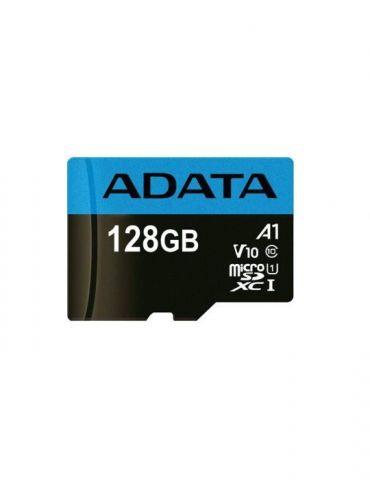 Card microsd adata 128 gb microsdxc clasa 10 standard uhs-i u1 ausdx128guicl10a1 (include tv 0.03 lei) Adata - 1