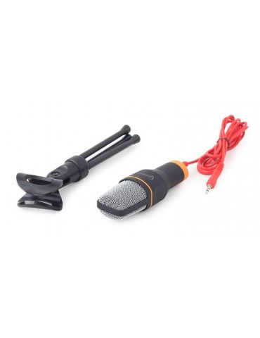 Microfon gembird suport tip trepied conector jack 3.5 mm negru mic-d-03 (include tv 0.03 lei) Gembird - 1