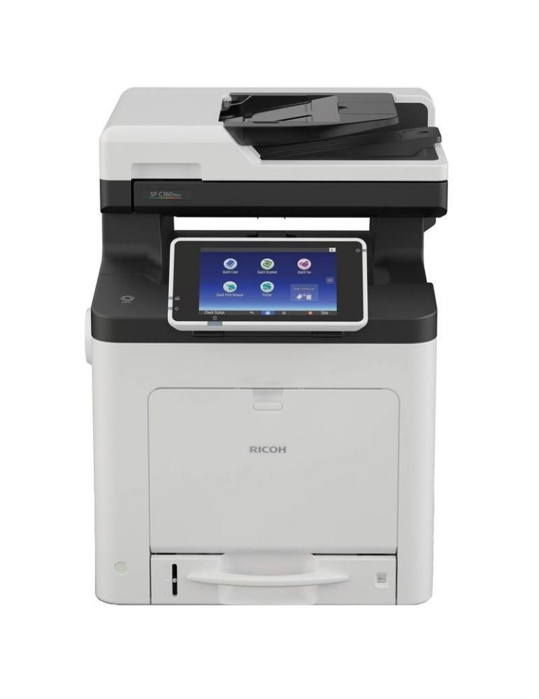 Multifunctional laser color ricoh sp c360snw a4 functii: impr.|scan.|cop.|fax viteza de printare monocrom: 30 ppm viteza de pri