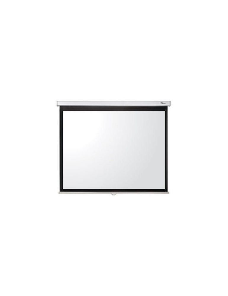 Manual 100 projection screen 4:3 matte white steel square casing with speed control wall mount ds-3100pmg+