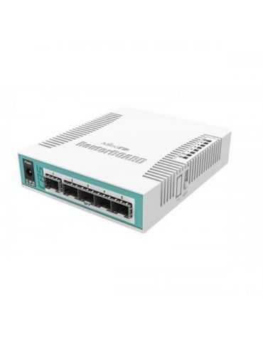 Switch MikroTik CRS106-1C-5S L5, 4 porturi Mikrotik - 1 - Tik.ro