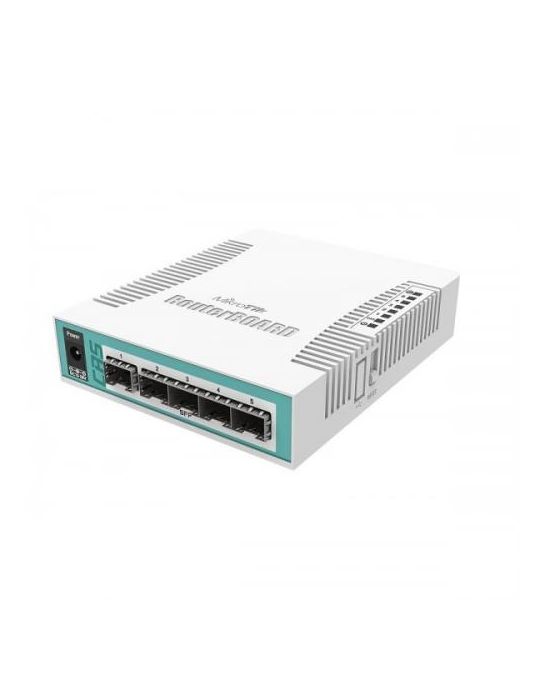 Switch MikroTik CRS106-1C-5S L5, 4 porturi Mikrotik - 1