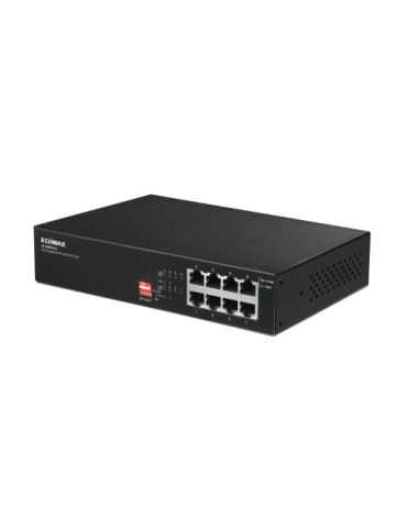 Switch Edimax Long Range, 8 porturi, PoE Edimax - 1 - Tik.ro