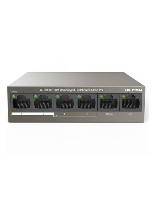 Switch IP-COM F1106P-4-63W, 6 porturi, PoE Ip-com - 1